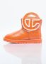 Ugg Logo Mini Crinkle Enkellaarzen Orange - Thumbnail 5