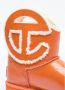 Ugg Logo Mini Crinkle Enkellaarzen Orange - Thumbnail 7