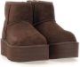 UGG Vachtlaarzen Dames W Classic Mini Platform Maat: 41 Materiaal: Suède Kleur: Bruin - Thumbnail 3