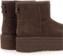 UGG Vachtlaarzen Dames W Classic Mini Platform Maat: 41 Materiaal: Suède Kleur: Bruin - Thumbnail 7