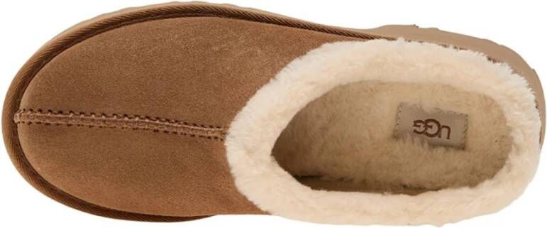 Ugg Casual Kameel Leren Klomp Brown Dames