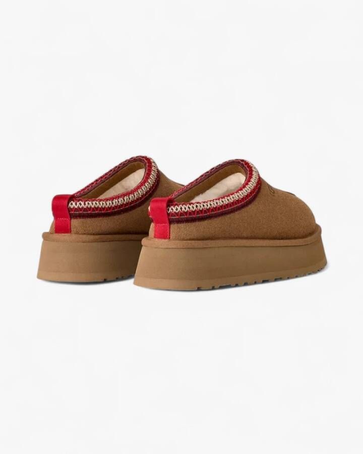 UGG Chestnut Slipper met Plateauzool