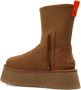 Ugg Bruine Suède Laarzen met Functionele Ritsen Bruin Dames - Thumbnail 5