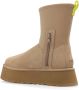 Ugg Klassieke Chestnut Dipper Laarzen Beige Dames - Thumbnail 10