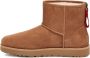 UGG Winterlaarzen Classic Mini Logo Zip met ritssluiting bij de hiel - Thumbnail 6