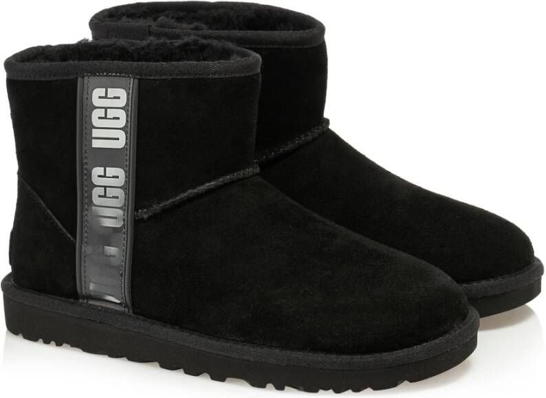 Ugg Classic Mini Side Logo II Laarzen Black Dames