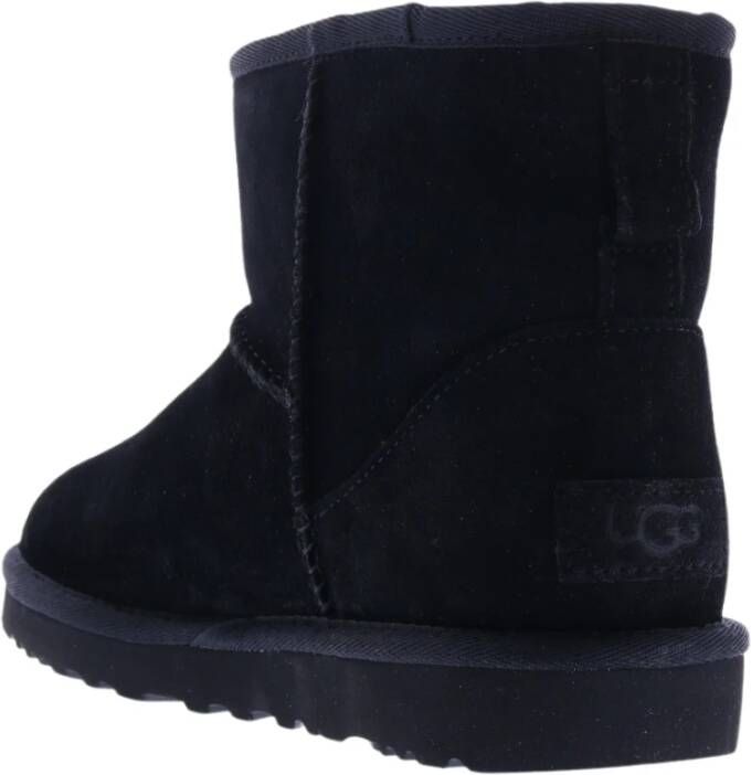 Ugg Classic Mini Side Logo Zwart Dames