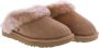 UGG Pantoffels Dames Sloffen Instappers Suède Harde zool Dichte hiel 1130876 Cognac - Thumbnail 14