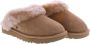 UGG Pantoffels Dames Sloffen Instappers Suède Harde zool Dichte hiel 1130876 Cognac - Thumbnail 11