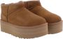 UGG Vachtlaarzen Dames W Classic Ultra Mini Platform Maat: 39 Materiaal: Suède Kleur: Cognac - Thumbnail 6