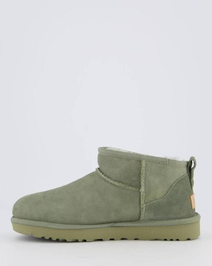 Ugg Klassieke UltraMini Shaded Clover Laarzen Green Dames