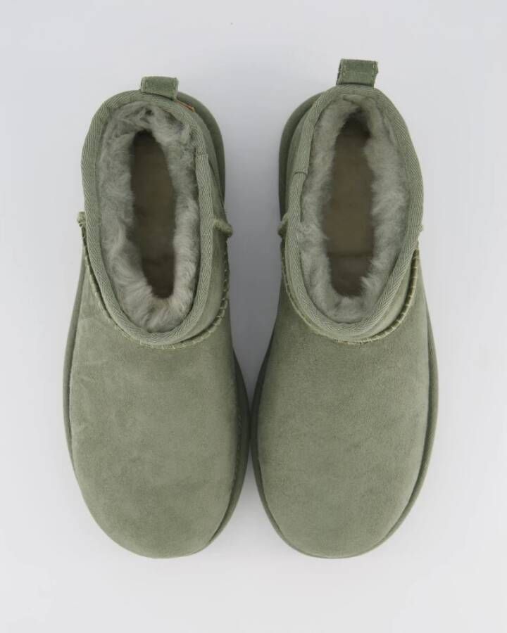 Ugg Klassieke UltraMini Shaded Clover Laarzen Green Dames