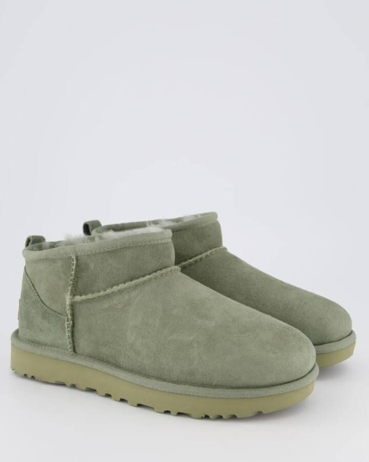Ugg Klassieke UltraMini Shaded Clover Laarzen Green Dames