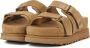 Ugg Goldenstar Hi Slide Platte Schoenen Brown Dames - Thumbnail 3