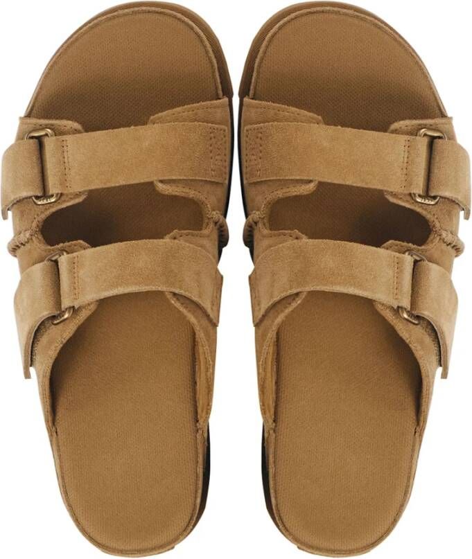 Ugg Cognac Suède Slippers Brown Dames