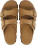 Ugg Kastanje Suède Sandalen Amandel Teen Beige Dames - Thumbnail 5