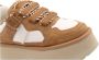 UGG dames veterschoen Astromel suède en textiel bruin beige - Thumbnail 4