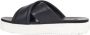 UGG Slippers Dames W Zayne Crossband Maat: 39 Materiaal: Leer Kleur: Zwart - Thumbnail 4