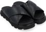 Ugg Crossband Zwarte Sandalen Black Dames - Thumbnail 4