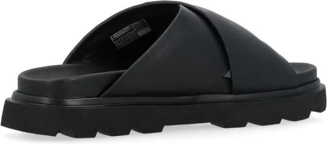 Ugg Crossband Zwarte Sandalen Black Dames