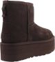 UGG Vachtlaarzen Dames W Classic Mini Platform Maat: 41 Materiaal: Suède Kleur: Bruin - Thumbnail 10