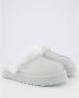 Ugg Gezellige Slipper Disquette Stijl White Dames - Thumbnail 11
