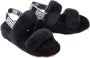 Ugg Oh Yeah Slide Dames Slippers en Sandalen Black Leer Foot Locker - Thumbnail 9