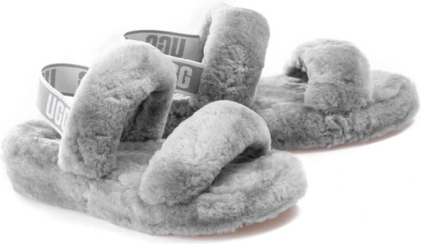 Ugg Dames Pantoffels Gezellig Schapenvacht Wolmix Gray Dames