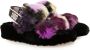 Ugg Oh Yeah Slide Dames Slippers en Sandalen Purple Leer Foot Locker - Thumbnail 3