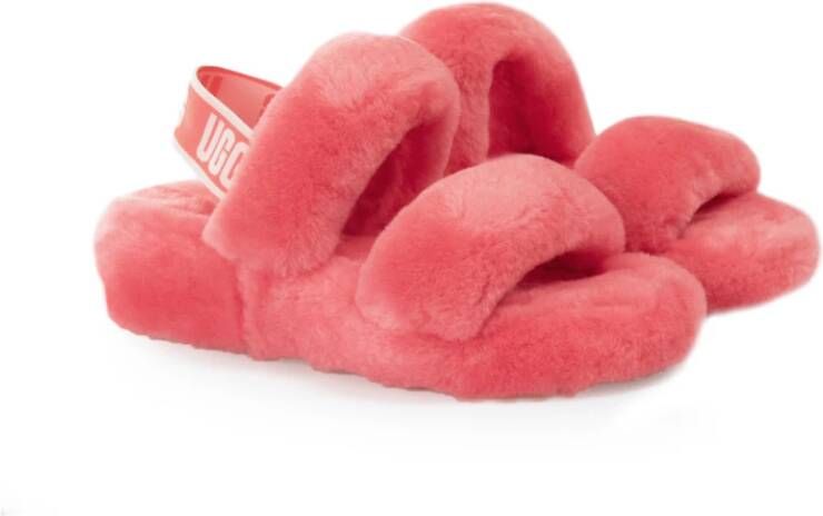 Ugg Dames Pantoffels Schapenvacht Wolmix Pink Dames