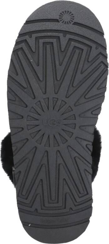 Ugg Disquette Slippers Black Dames