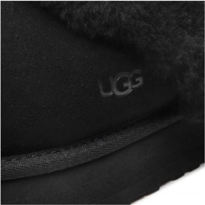 Ugg Disquette Slippers Black Dames