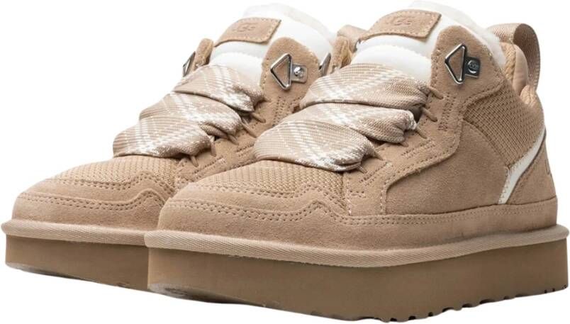 UGG Lage Sneakers Dames W Lowmel Maat: 42 Materiaal: Suède Kleur: Beige