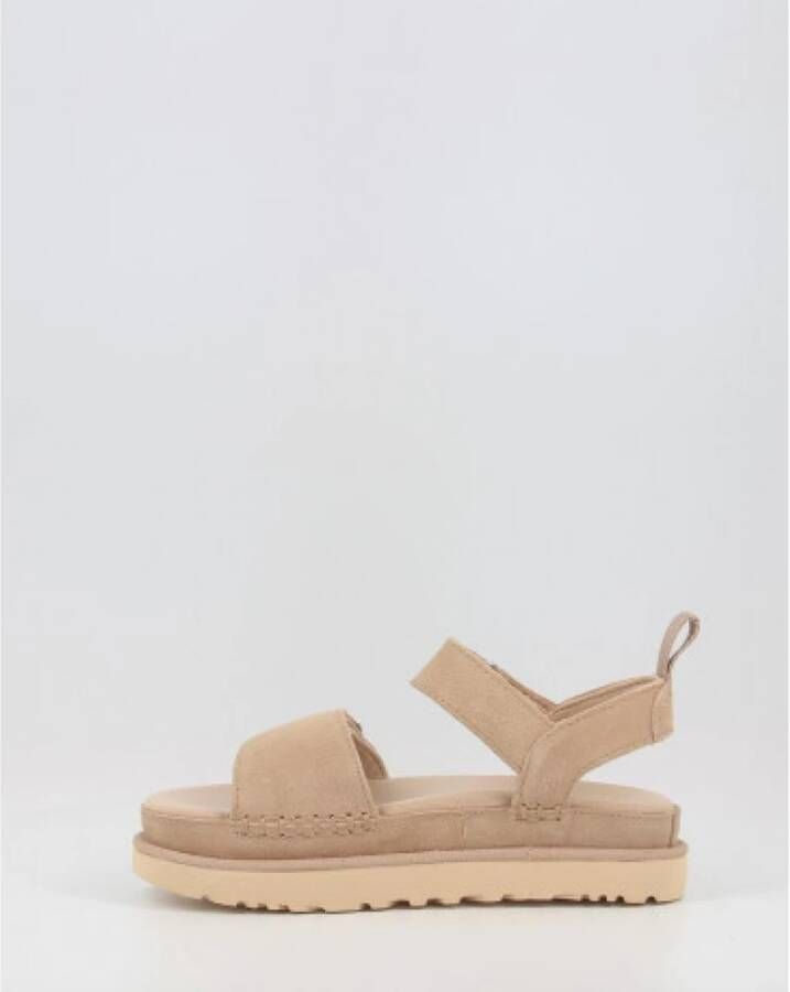 Ugg Flat Sandals Beige Dames