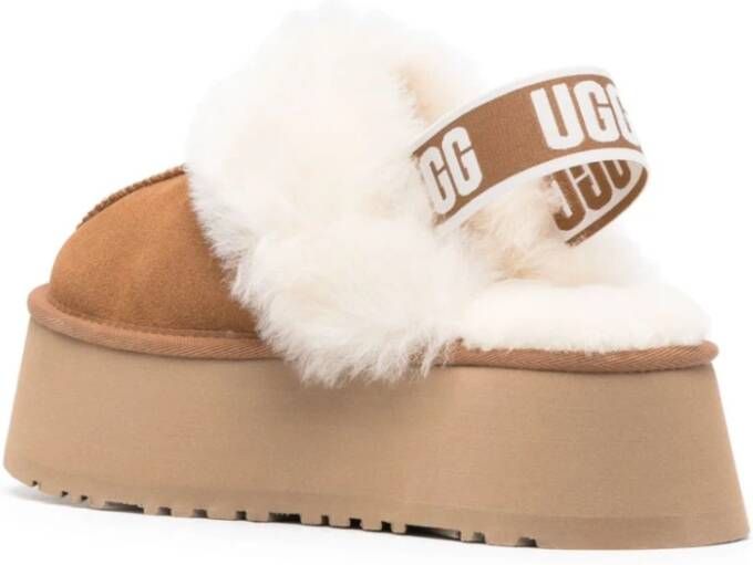 Ugg Flat Sandals Beige Dames