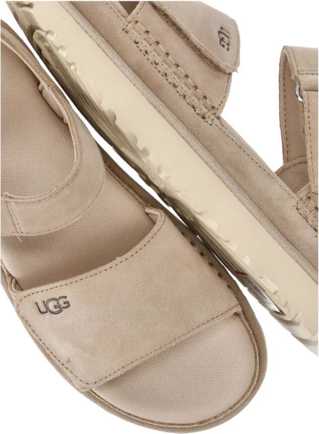 Ugg Flat Sandals Beige Dames