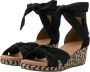 Ugg Yarrow Sandales voor Dames in Black Canvas | Suede - Thumbnail 7