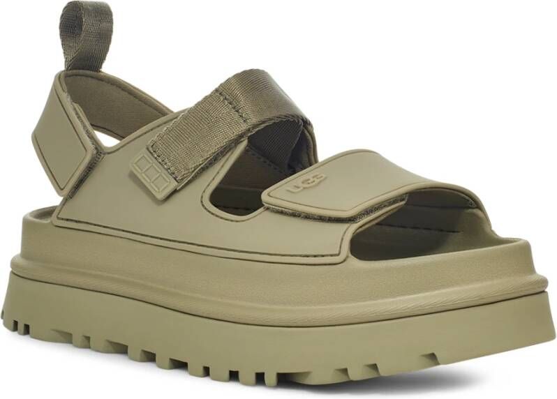 Ugg Flat Sandals Purple Dames