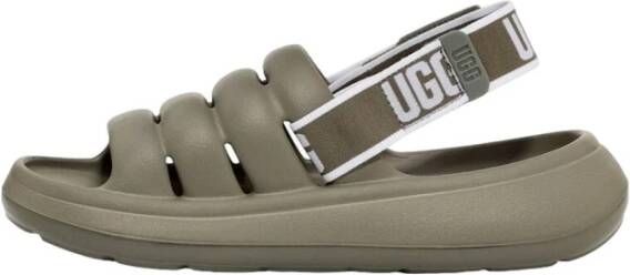 Ugg Flat Sandals Groen Dames
