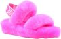 Ugg Oh Yeah Slide Sandalen voor Dames in Taffy Pink | Shearling - Thumbnail 2