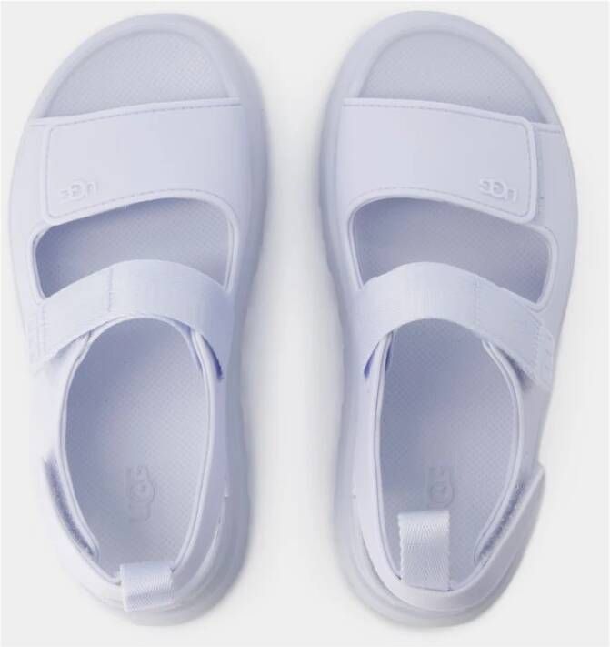 Ugg Flat Sandals White Dames