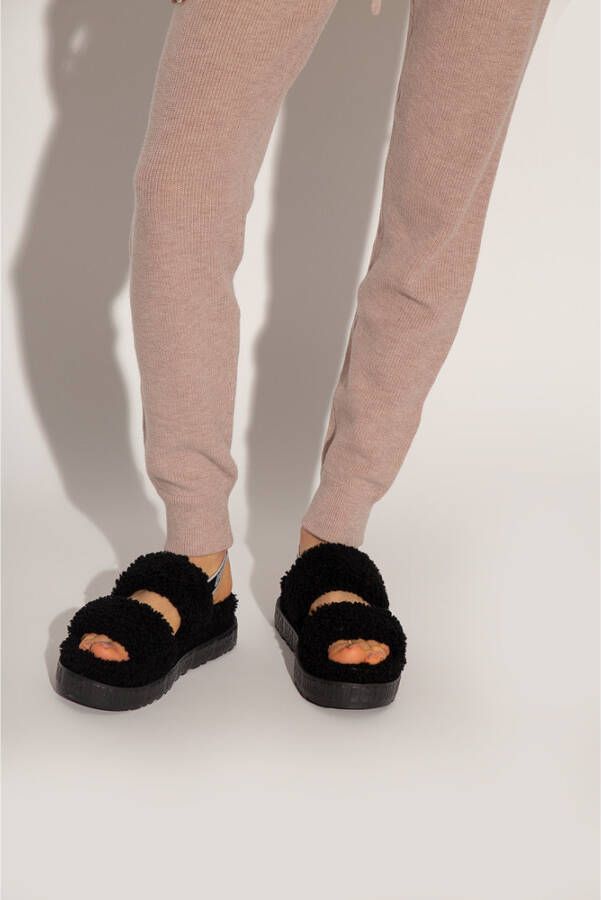Ugg Platte sandalen Zwart Dames