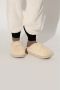 UGG Pantoffels Dames Sloffen Instappers Canvas Harde zool Dichte hiel Fuzzy Sugar Slide Gebroken wit - Thumbnail 10