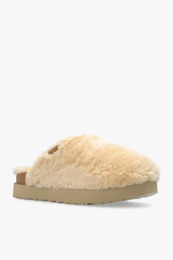 Ugg Fuzz slides Beige Dames