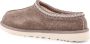 Ugg Geborduurde Shaggy Suède Muilezels Brown Heren - Thumbnail 3
