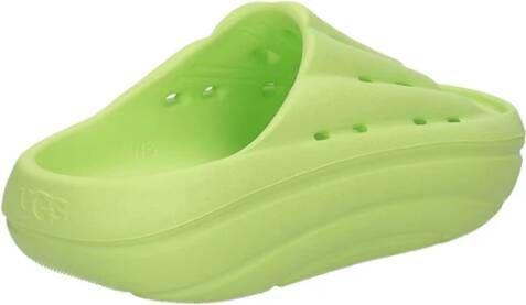 Ugg Geperforeerde Rubberen Slippers Green Dames