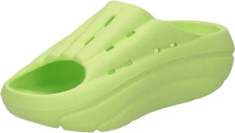 Ugg Geperforeerde Rubberen Slippers Green Dames