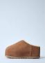 Ugg Kameel Slide Klompen met Gewatteerd Schuim Brown Dames - Thumbnail 16