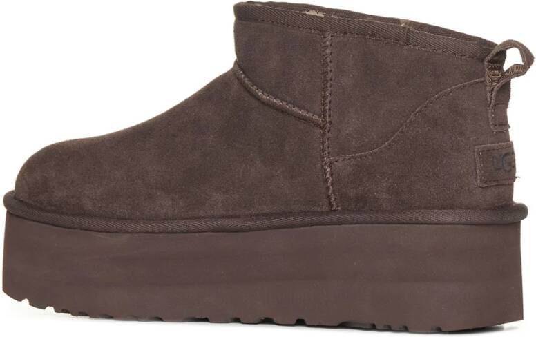 Ugg Gezellige Winterlaarzen in Blauw en Wit Brown Dames
