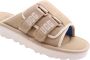 Ugg Beige Suède Sandalen met Klittenbandsluiting Beige Heren - Thumbnail 13
